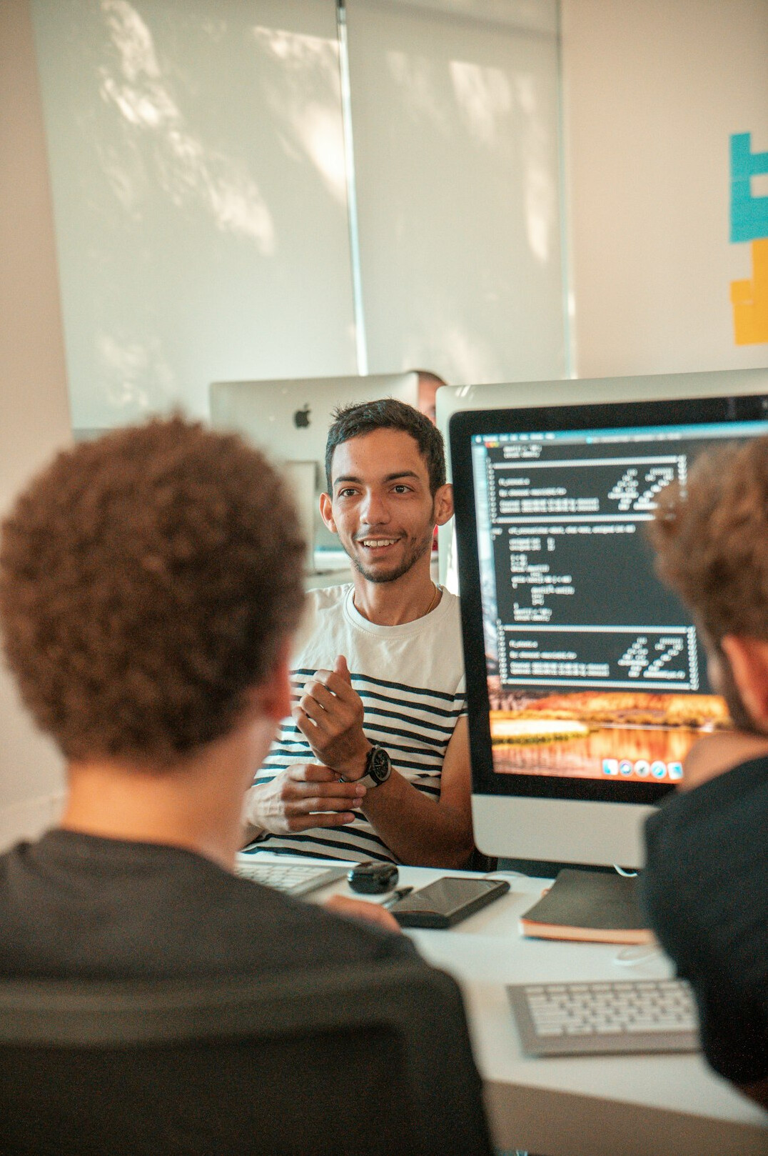 group of developers collaborating