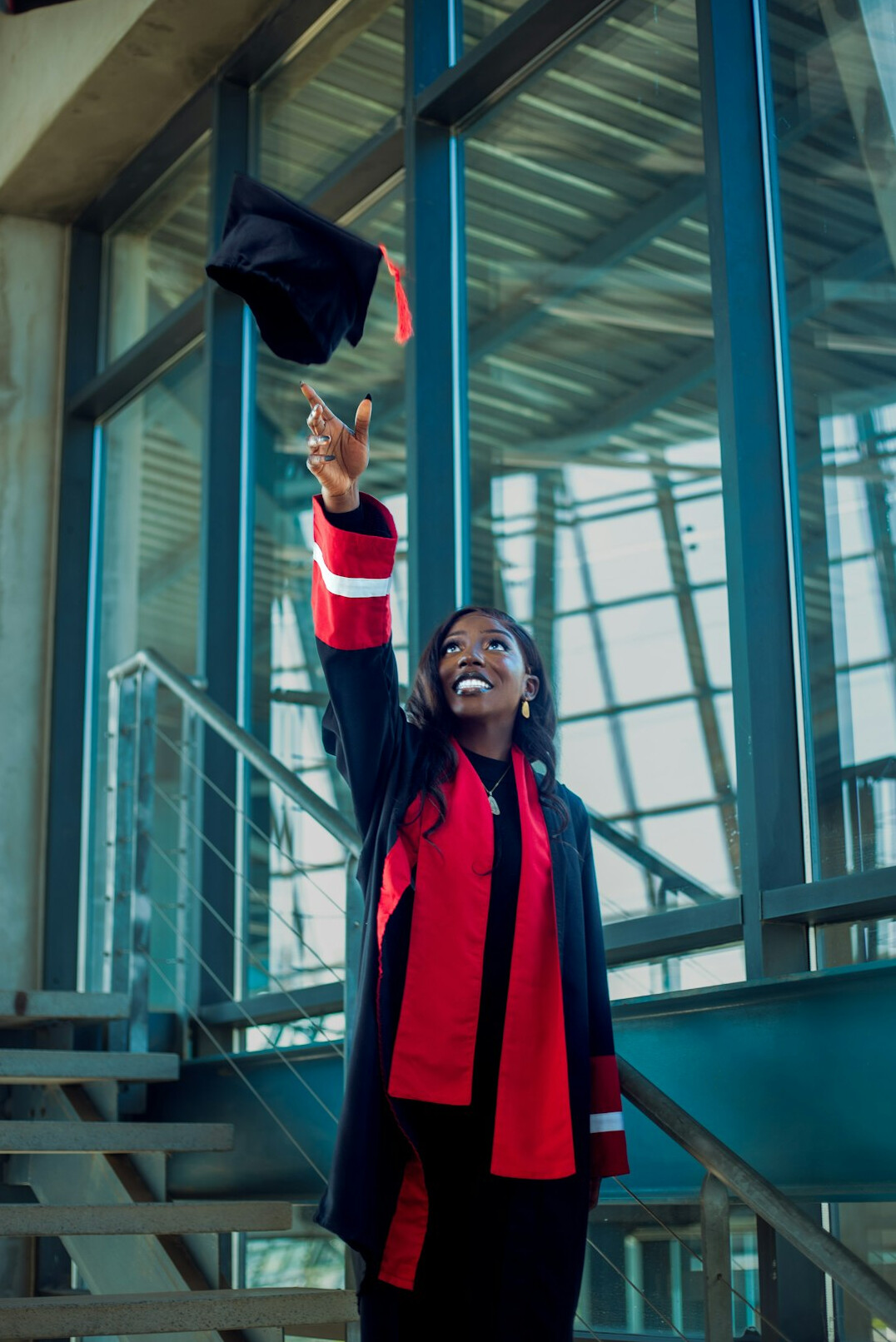 successful it graduate smiling